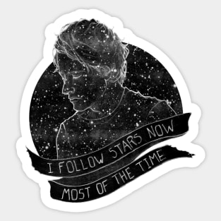 I follow stars Sticker